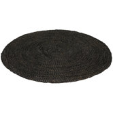 Maize Black Area Rug
