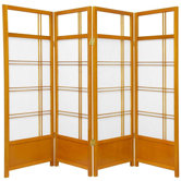 Low Kumo Classic Shoji Room Divider in Honey