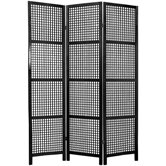 Miyagi Shoji Room Divider in Black