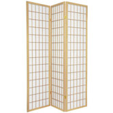 Window Pane Room Divider in Natural