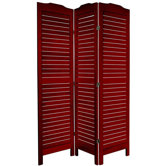 72" Classic Venetian Room Divider in Rosewood