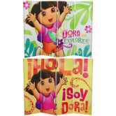 Tall Double Sided Dora the Explorer Canvas Room Divider