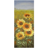 Hand Painted Sunflowers Portrait