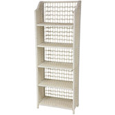 Natural Fiber Shelving Unit