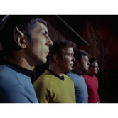 Star Trek Spock, Kirk, Bones, and Scotty Wall Art