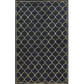 Greenwich Lattice Black Rug