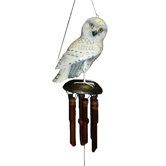 Snowy Owl Wind Chime