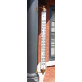 Vermont Estate Thermometer in Brass