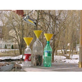 Soda Bottle Funnel in Yellow