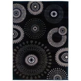 Adana Charcoal Kaleidoscopic Rug