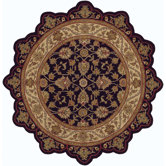 Shapes Black/Ivory Persian Rug
