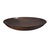 Round Zen Hand Hammered Copper Vessel Sink