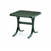 22'' Square Perforated Top End Table
