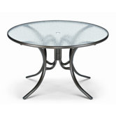 42'' Round Glass Top Dining Table