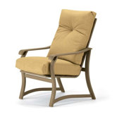 Villa Deep Seating Dining Arm Chair with Cushion