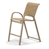 Aruba II Counter Height Stacking Caf&eacute; Arm Chair