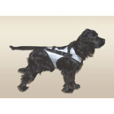 Dog Safety Harness in Silver