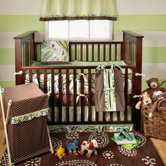 Paisley Splash In Lime Crib Bedding Collection