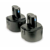 Set of 2 - Replacement 12V Batteries for L1380 Grease Gun