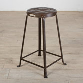 Tufted Top Stool