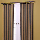 Bamboo Panel and Valance Set in Camel / Black