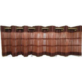 Bamboo Grommet Top Valance in Espresso