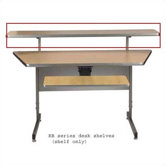 Config-u-raxx upper shelf for center desks