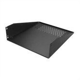 Extra-wide rack shelf