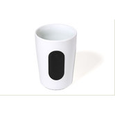 Five Senses Touch! Black Drinking Glass