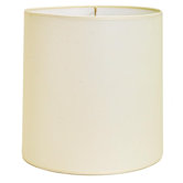 Hard Back Linen Drum Shade