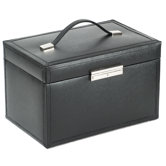Queen's Court Large Jewelry Case in Noir