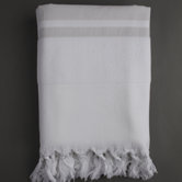 Ayrika Extra Soft Terry Fouta Towel in Gray