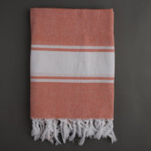 Ayrika Classic Fouta Towel in Orange