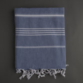 Ayrika Stripes Fouta Towel in Blue