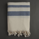 Ayrika Bamboo Fouta Towel in Blue