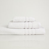 Bamboo 3 Piece Lavish Towel Set in White