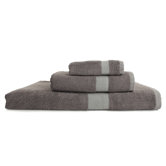 Bamboo 3 Piece Towel Set in Gray