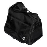 Messenger Bag Pet Carrier in Black Diamond