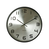 Maxiemus Numbers Wall Clock in Matt Black