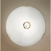 Stella Flush Ceiling Light in 24K Gold Plated