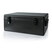 Aluminum-Like Hard CD Case in Black - 510 Disc Capacity