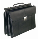 Professional 15" Laptop Briefcase in Black