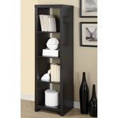 63" Hollow-Core Room Divider Bookcase