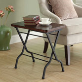 Folding End Table
