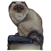 Persian Cat Wooden Decorative Dog Doorstop