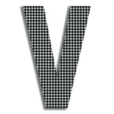 Oversized Hanging Letter V