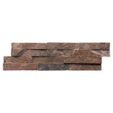 Quartzite 6" x 24" Natural Ledge Stone in Copper