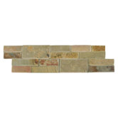 Slate 6" x 24" Natural Ledge Stone in Earth Slate
