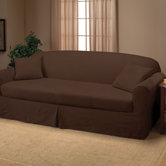 Microsuede Two Piece Sofa Slipcover