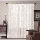 Zebra Burnout Polyester Window Panel